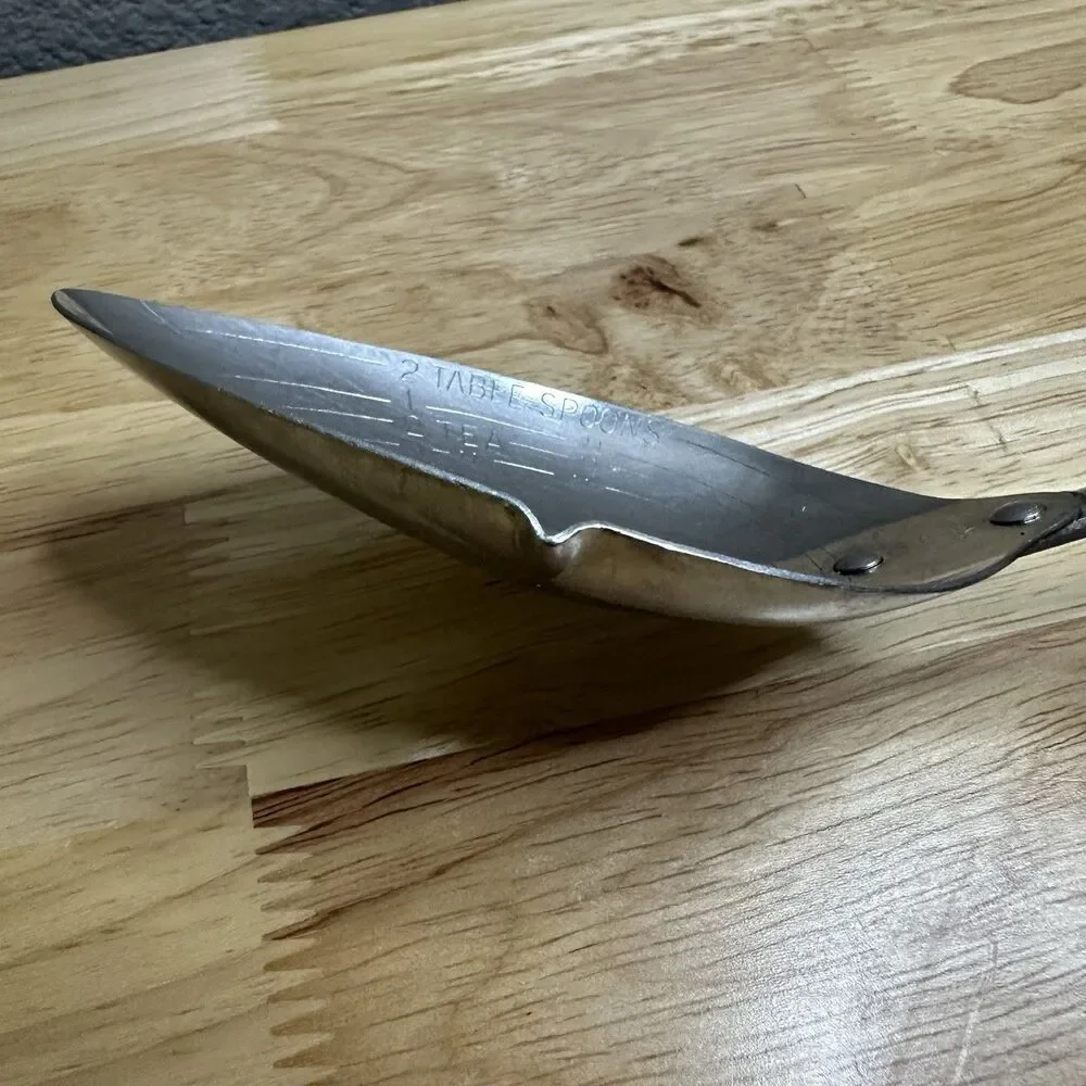 Ecko Atomic Sunburst Spoon Pour Spout Teaspoon Tablespoon Measure Vintage